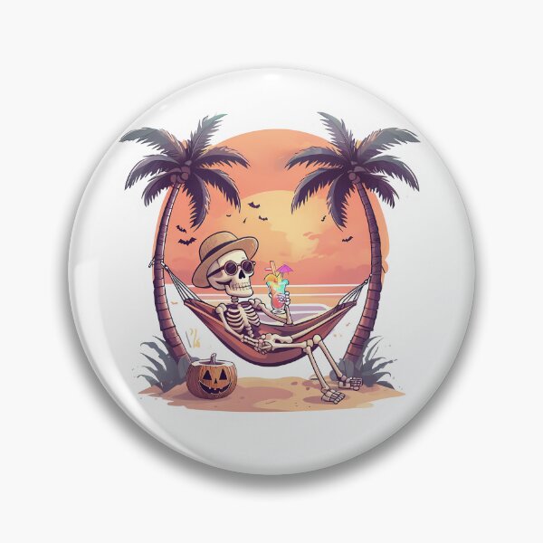 Item preview, Chill Skeleton Vibes – Summerween Edition designed and sold by YumePixel.