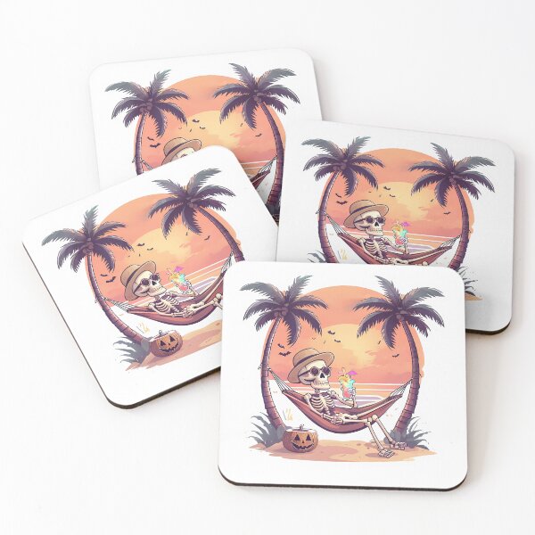 Item preview, Chill Skeleton Vibes – Summerween Edition designed and sold by YumePixel.