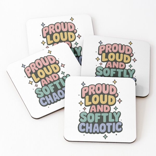 Item preview, Proud, Loud And Softly Chaotic – Bold Pride Art designed and sold by Haus Of Sin.