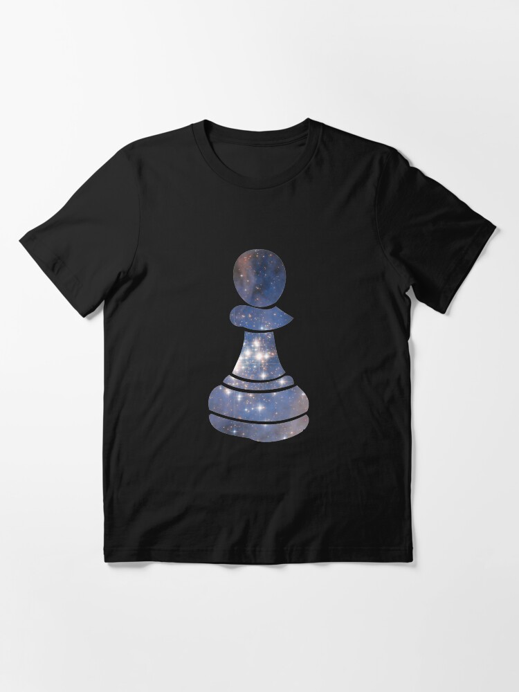 Alternate view of Pawn Chess Piece Starry Night Galaxy - Cool Chess Club Gift Essential T-Shirt