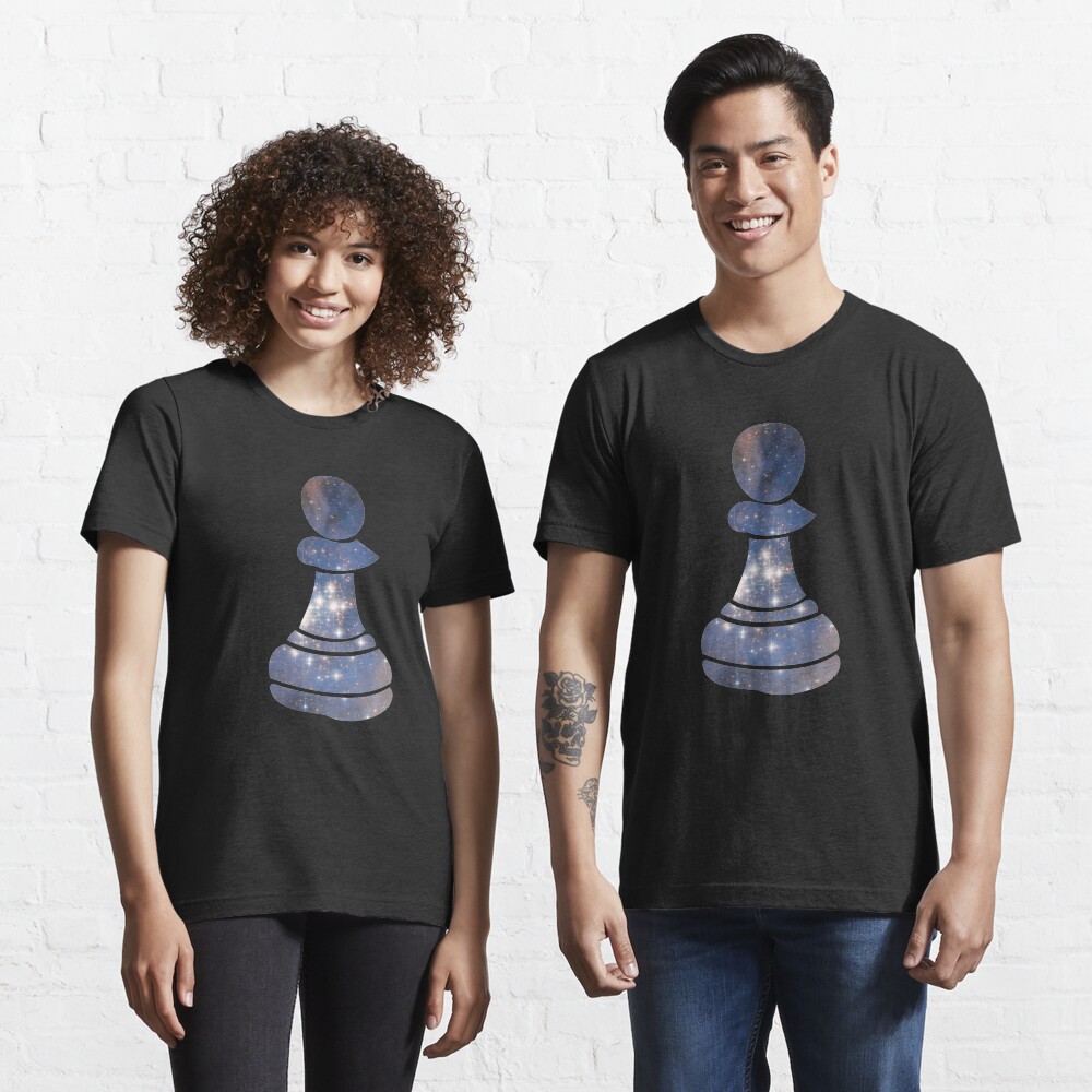 Pawn Chess Piece Starry Night Galaxy - Cool Chess Club Gift Essential T-Shirt