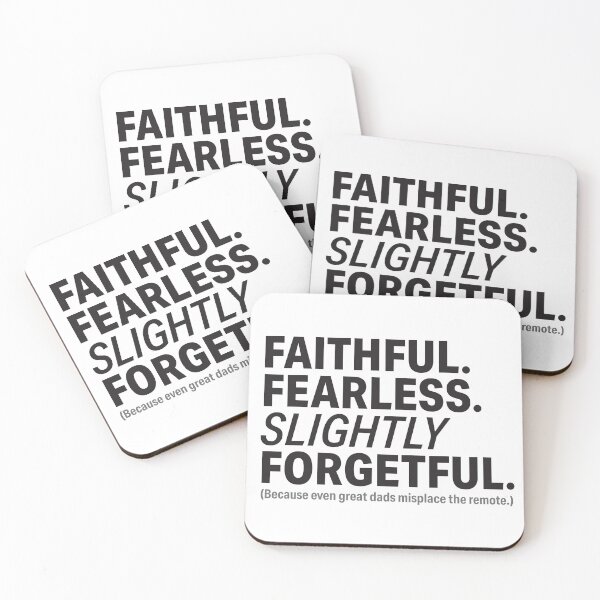 Item preview, Faithful.Fearless.Slightly Forgetful. designed and sold by Art.i.Curate.