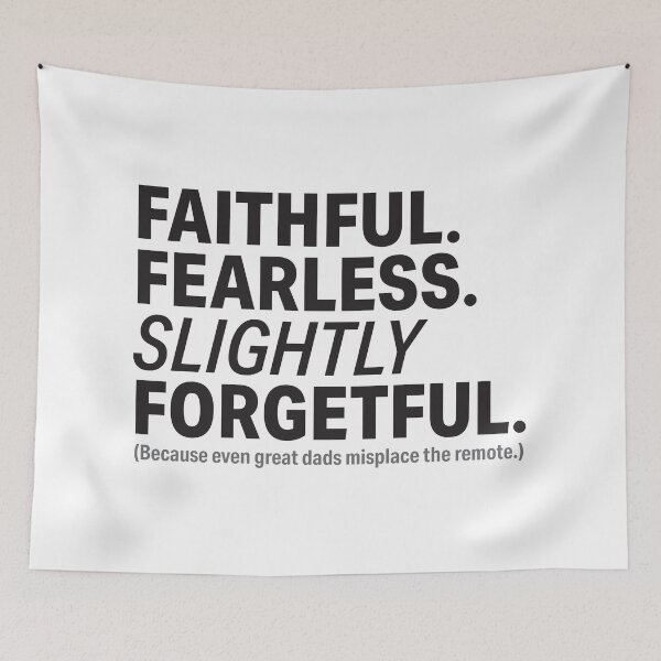 Item preview, Faithful.Fearless.Slightly Forgetful. designed and sold by Art.i.Curate.