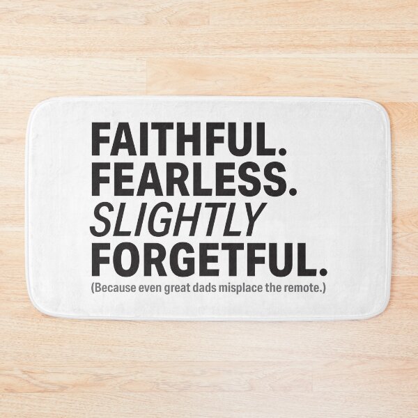 Item preview, Faithful.Fearless.Slightly Forgetful. designed and sold by Art.i.Curate.