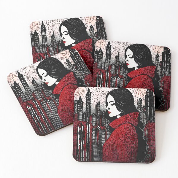 Item preview, Chic Urbanite, of Red and Dots designed and sold by AJSRPrints.
