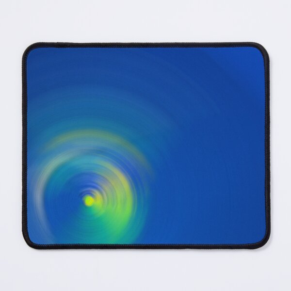 Item preview, blue with a light yellow abstract brushstroke 2 designed and sold by felipequeiroz.