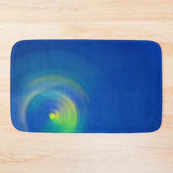 Item preview, blue with a light yellow abstract brushstroke 2 designed and sold by felipequeiroz.