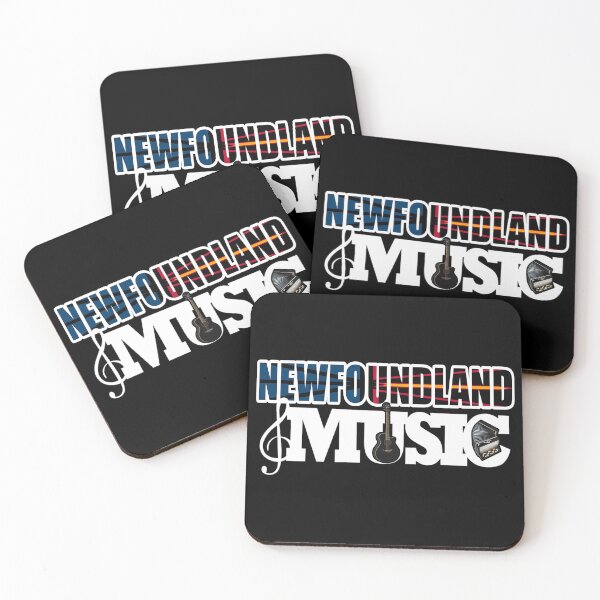 Item preview, NEWFOUNDLAND MUSIC DESIGN - ON BLACK designed and sold by JRM Tees & More Store.