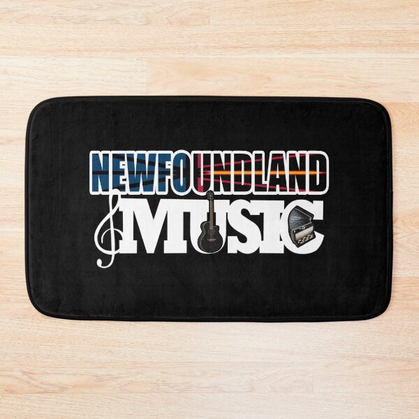 Item preview, NEWFOUNDLAND MUSIC DESIGN - ON BLACK designed and sold by JRM Tees & More Store.