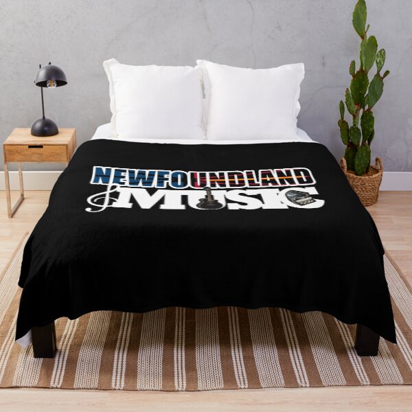 Item preview, NEWFOUNDLAND MUSIC DESIGN - ON BLACK designed and sold by JRM Tees & More Store.