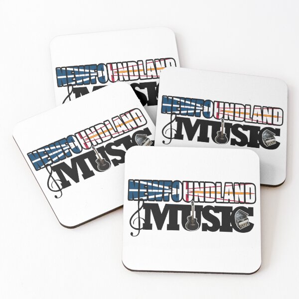 Item preview, NEWFOUNDLAND MUSIC DESIGN - ON WHITE designed and sold by JRM Tees & More Store.