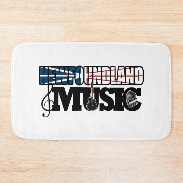 Item preview, NEWFOUNDLAND MUSIC DESIGN - ON WHITE designed and sold by JRM Tees & More Store.