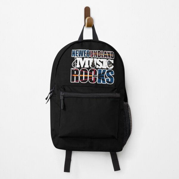 Item preview, NEWFOUNDLAND MUSIC ROCKS DESIGN - ON BLACK designed and sold by JRM Tees & More Store.