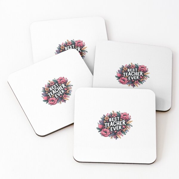 Item preview, Best teacher ever - boho style design designed and sold by CanvasbyCaro.