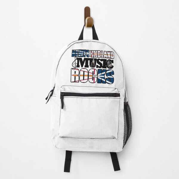 Item preview, NEWFOUNDLAND MUSIC ROCKS DESIGN - ON WHITE designed and sold by JRM Tees & More Store.