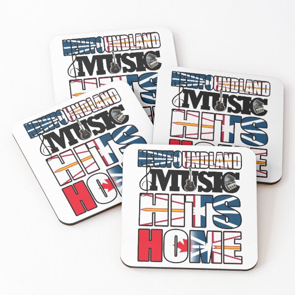 Item preview, NEWFOUNDLAND MUSIC HITS HOME DESIGN - ON WHITE designed and sold by JRM Tees & More Store.