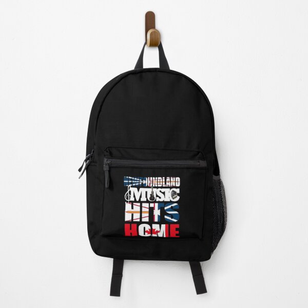 Item preview, NEWFOUNDLAND MUSIC HITS HOME DESIGN - ON BLACK designed and sold by JRM Tees & More Store.