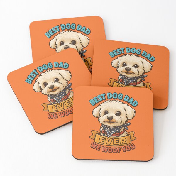 Item preview, Best Dog Dad Ever. We Woof You designed and sold by DopamineBee.