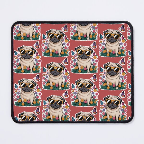 Item preview,  A Cool Pug Water Colour illustration designed and sold by ZooStateofMind.