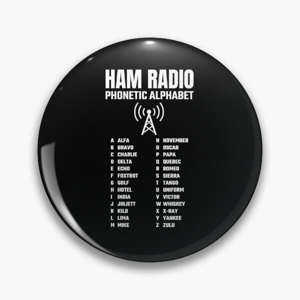 Item preview, Ham Radio Phonetics Alphabet & NATO Code Art designed and sold by AnnSign.