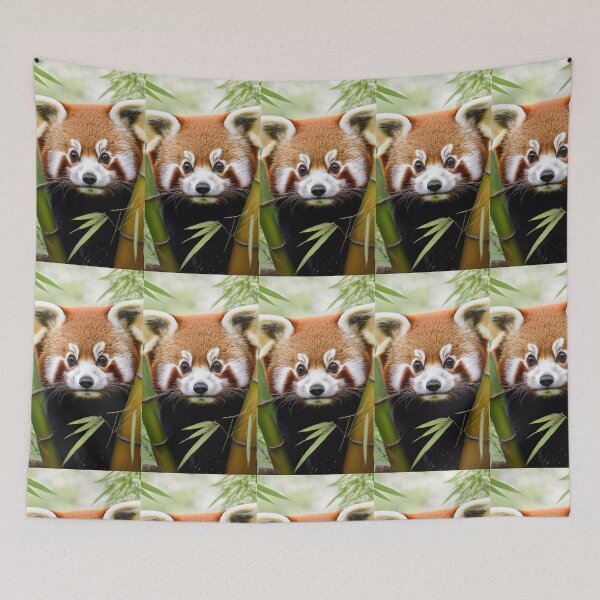 Item preview, Close-Up of an Adorable Red Panda designed and sold by SMN-Studio.