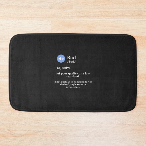 Item preview, Bad word definition designed and sold by authenticwords.
