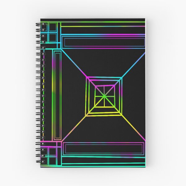 Item preview, Neon rainbow tech grid designed and sold by Sleekfox02356.