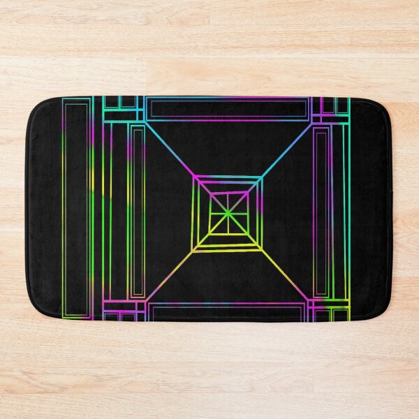 Item preview, Neon rainbow tech grid designed and sold by Sleekfox02356.