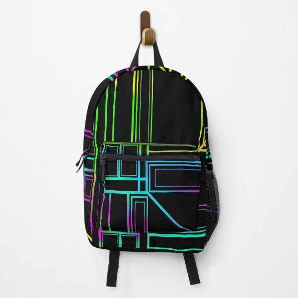 Item preview, Neon rainbow tech grid designed and sold by Sleekfox02356.