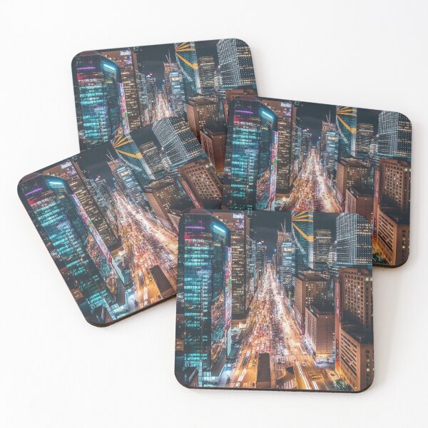 Item preview, Bustling nightlife city designed and sold by MiraCleAI.