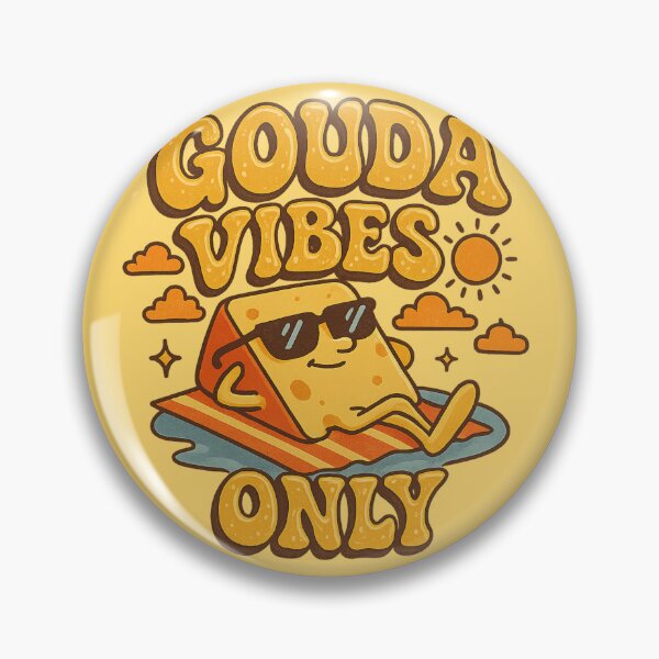 Artikelvorschau, Gouda Vibes Only – Lustiges Sommerkäse-Wortspiel entworfen und verkauft von GirlyPopped.