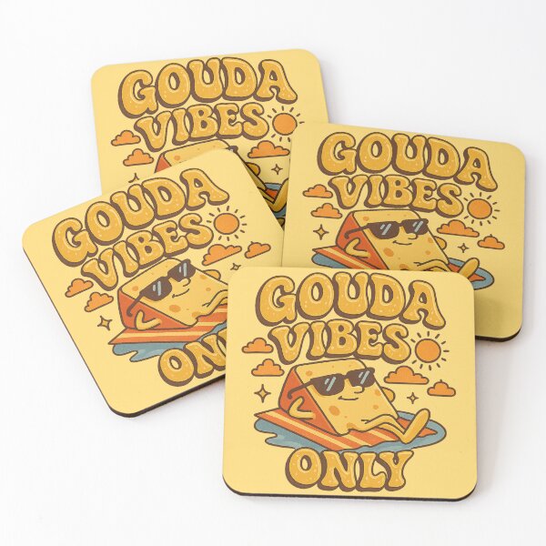 Artikelvorschau, Gouda Vibes Only – Lustiges Sommerkäse-Wortspiel entworfen und verkauft von GirlyPopped.