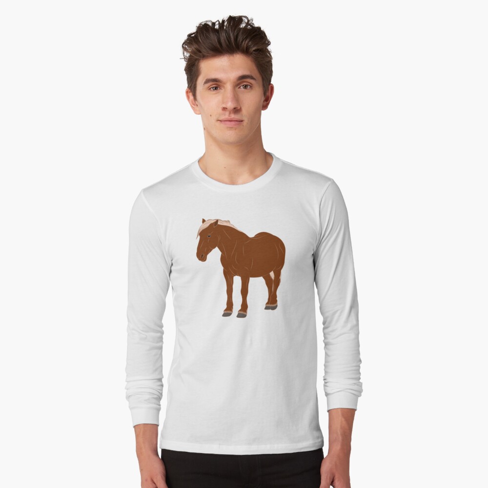 Aperçu de l'œuvre T-shirt manches longues créée et vendue par WebEquitation.