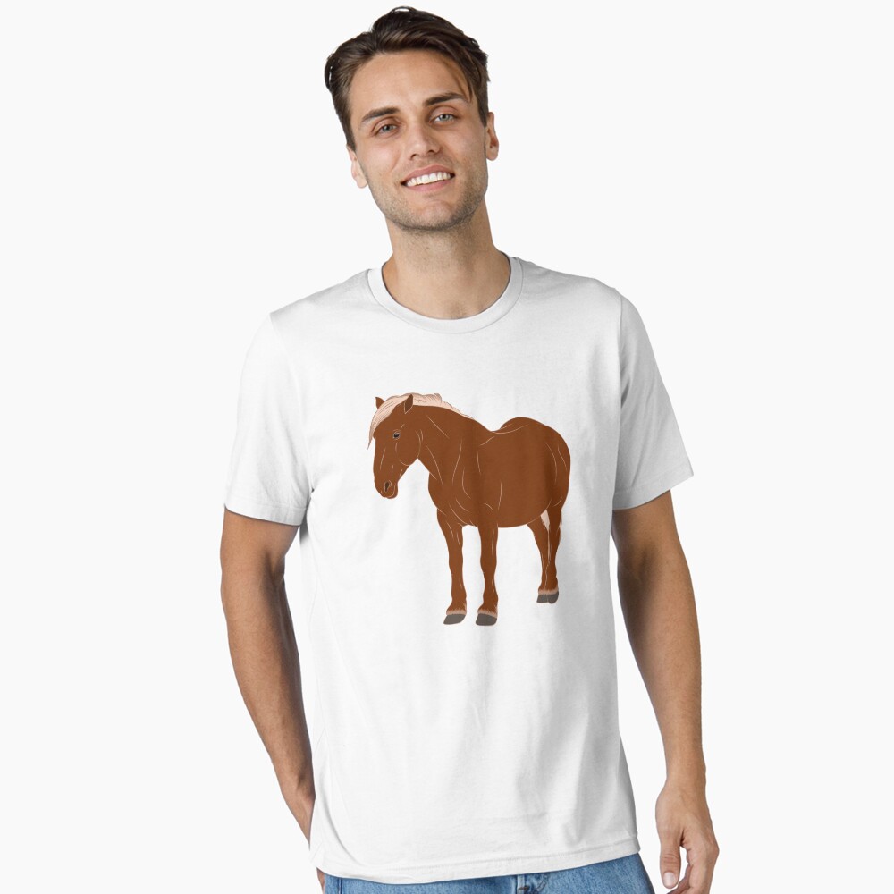 Aperçu de l'œuvre T-shirt essentiel créée et vendue par WebEquitation.