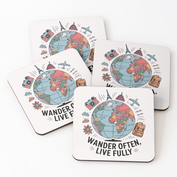 Item preview, WANDER OFTEN, LIVE FULLY designed and sold by KISHNAY-FASHION.