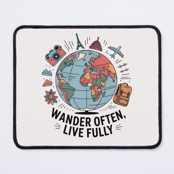 Item preview, WANDER OFTEN, LIVE FULLY designed and sold by KISHNAY-FASHION.