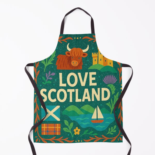 Item preview, Love Scotland – Bold Folk Art Celebration of Scottish Icons designed and sold by Okmanoo.