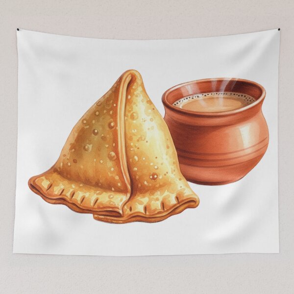 Item preview, Samosa And Chai designed and sold by 4rtistcDrift.