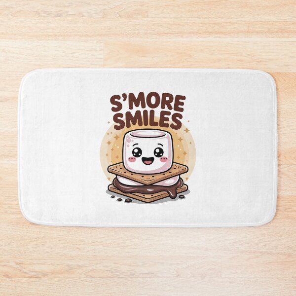 Item preview, Smore Smiles Cute Marshmallow Between Chocolate and Crackers designed and sold by MagicWander.
