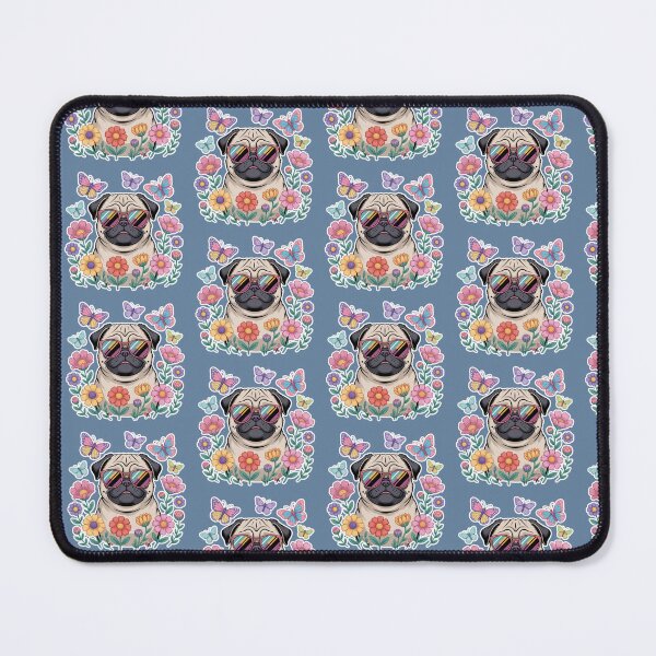 Item preview,  A Cool Pug Water Colour illustration designed and sold by ZooStateofMind.
