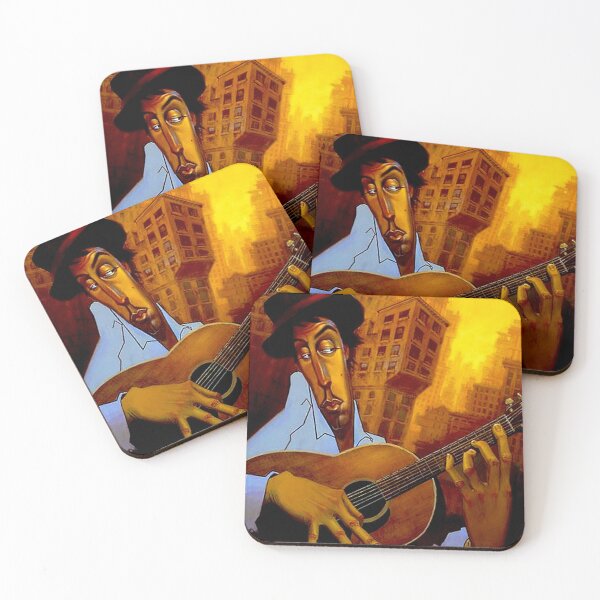 Item preview, "GUITAR PLAYER" Abstract Art Print designed and sold by posterbobs.