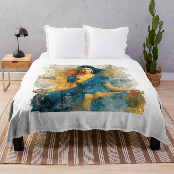 Item preview, majestic goddess Durga in a meditative pose, vibrant colors designed and sold by wonderisland.
