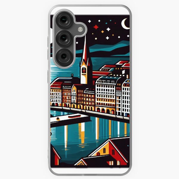 Item preview, A Pop Art Travel Print of Geneva - Switzerland Sticker designed and sold by NCNGDESIGN.