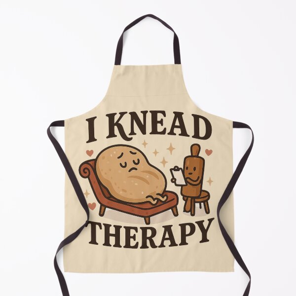 Item preview, I Knead Therapy – Funny Bread Dough Mental Health designed and sold by GirlyPopped.