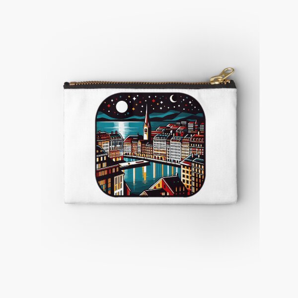 Item preview, A Pop Art Travel Print of Geneva - Switzerland Sticker designed and sold by NCNGDESIGN.