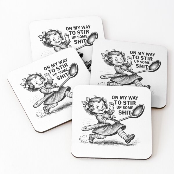 Item preview, ON MY WAY TO STIR UP SOME S*** designed and sold by Yinny Design.