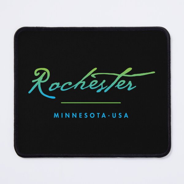 Item preview, Rochester Minnesota Typographic Design designed and sold by Futurebeachbum.