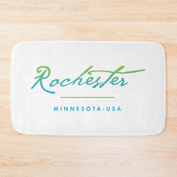 Artikelvorschau, Rochester Minnesota Typografisches Design entworfen und verkauft von Futurebeachbum.