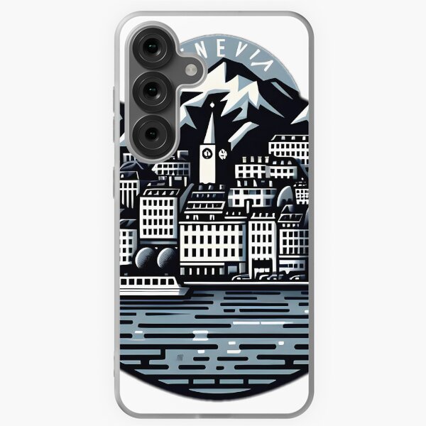 Item preview, A Pop Art Travel Print of Geneva - Switzerland Sticker designed and sold by NCNGDESIGN.