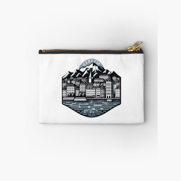 Item preview, A Pop Art Travel Print of Geneva - Switzerland Sticker designed and sold by NCNGDESIGN.